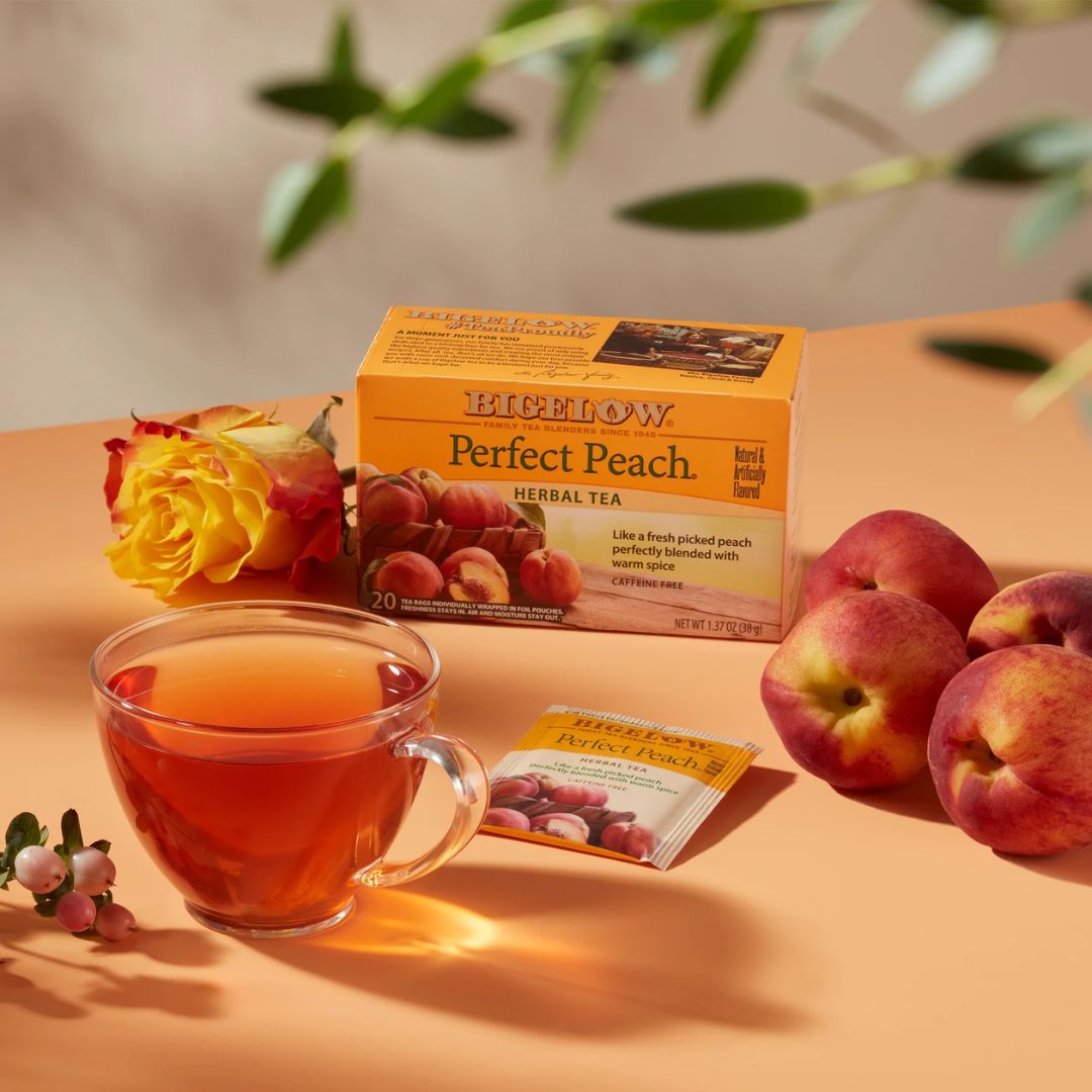 HERBAL/ TE PERFECT PEACH BIGELOW 20CT - Imagen 2