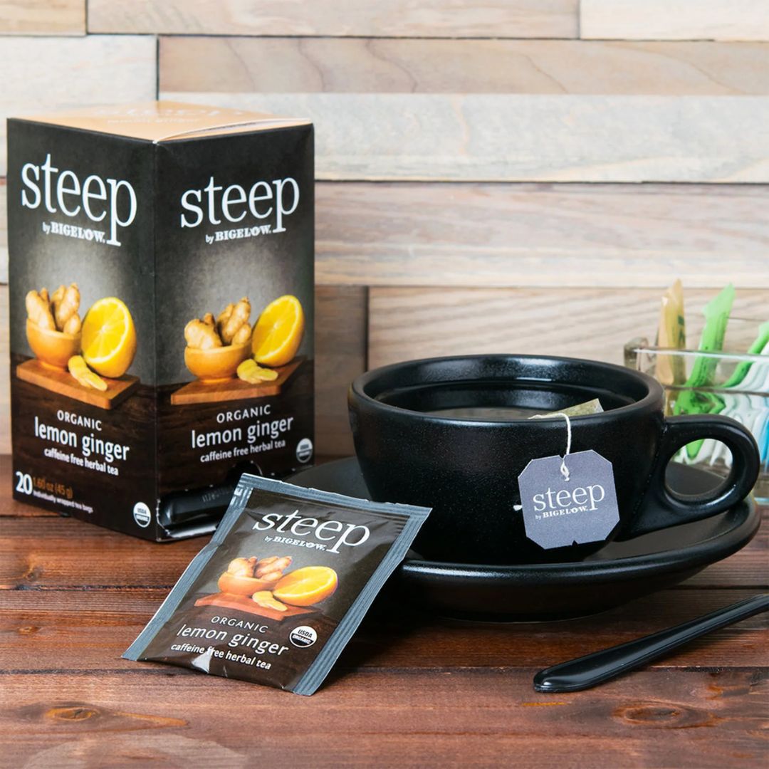 STEEP DE LIMON Y JENGIBRE LIBRE DE CAFEINA CON HIERBAS ORGANICAS 6/20 CS (17784) - Imagen 2